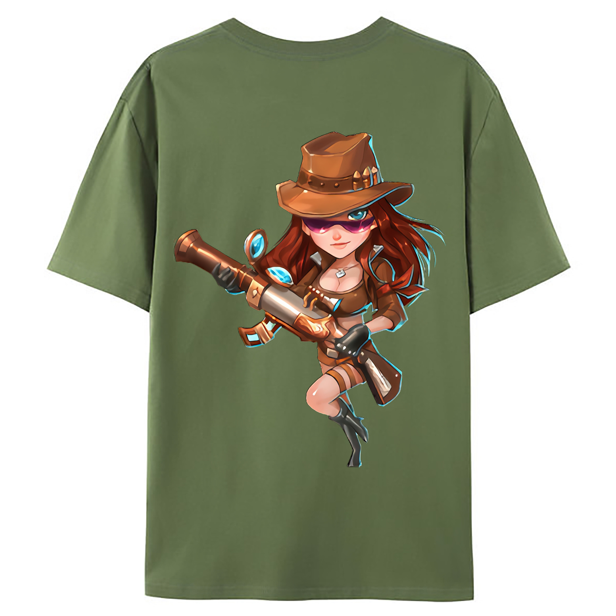 （画像用） リーグ・オブ・レジェンド League of Legends LOL 綿100％ メンズ半袖Tシャツ（バックプリント） 通気性